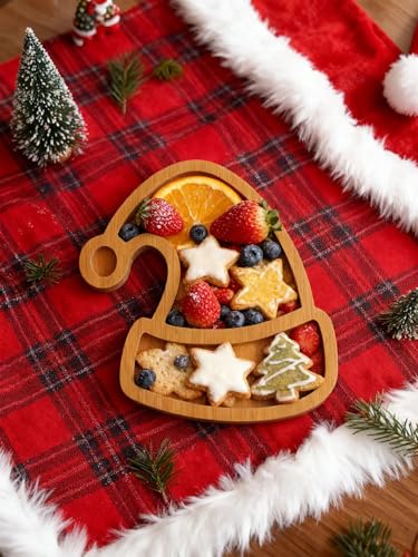 Cheese Board, Fruit Candy Plate, Fruit Plate, Cutting Board (Christmas Hat) - image 6