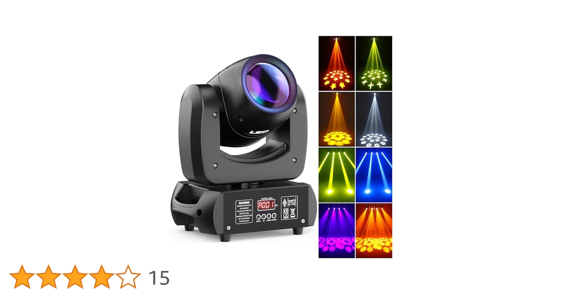 Amazon.co.jp: SEBRUANC 100W ムービングヘッドライト LED 回転