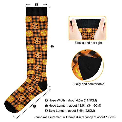 Image of Wusikd Pirate Skulls Compression Socks for Women and Men Circulation Cute Long Socks for Athletic Running 1