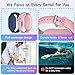 [4Pack] BIQIRE Bracelet Compatible for Samsung Galaxy SmartTag 2 (2023), Soft Silicone Smart Tag 2 Wristband Hidden Galaxy Smart Tag 2 Holder (Black+Blue+Pink+Purple)