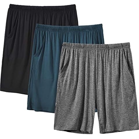 MoFiz Mujer Pantalones Cortos Pijama Suave Modal Verano Shorts con Bolsillos Cover