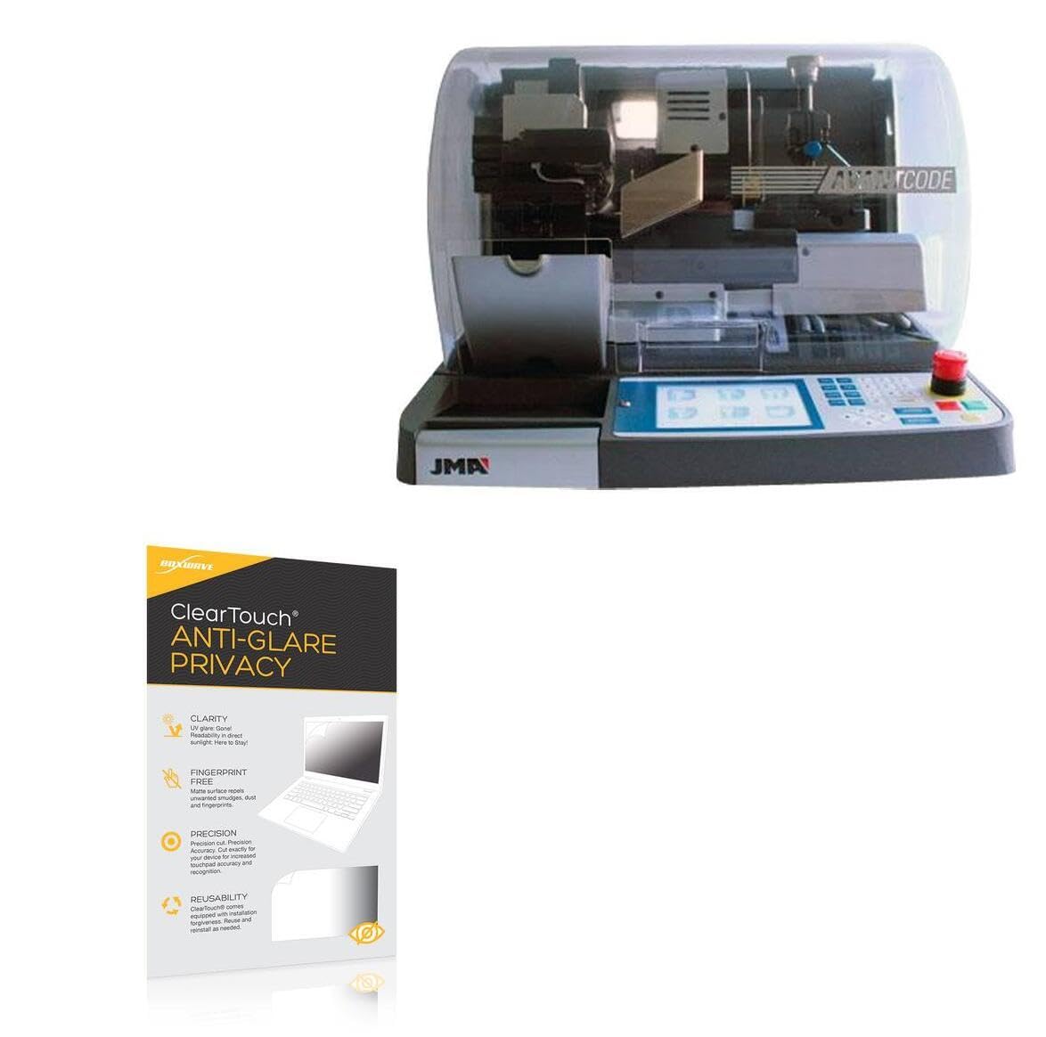 BoxWave Screen Protector Compatible with JMA AVANTCODE - ClearTouch Anti-Glare Privacy (2-Pack), Privacy Screen Protector Flexible Film Anti-Glare