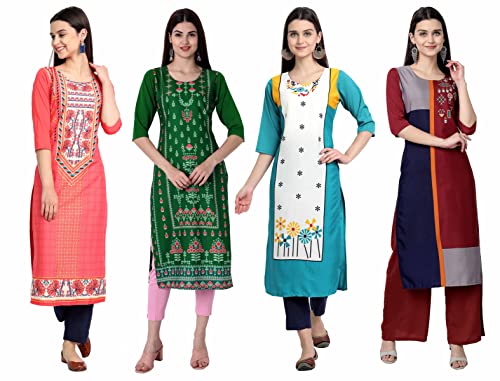 Image of Women's Crepe Straight Kurta
