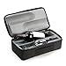 OenoTourer Wine Suitcase for 8 Bottles - Insulated Bottle Holder for Travel and Airplane with Removable Carrier Bag Inserts, Protects Up to 6 Feet (Burgundy)