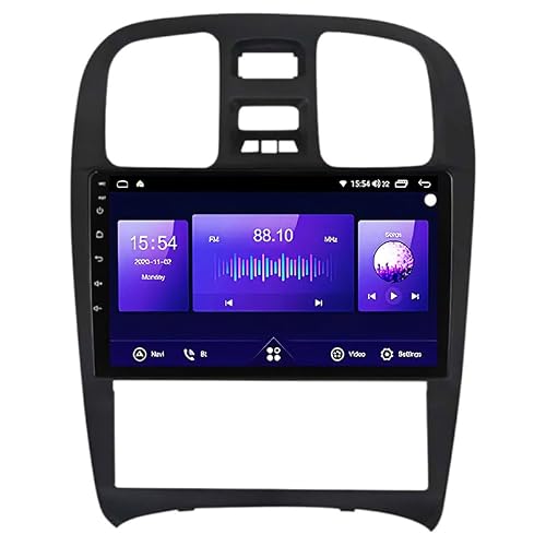 Podwójny Din Android 9'' Ekran dotykowy Multimedia dla Hyundai Sonata Fe 2004-2012 radia samochodowego z Bluetooth i nawigacją oraz kamerą cofania Sterowanie z kierownicy