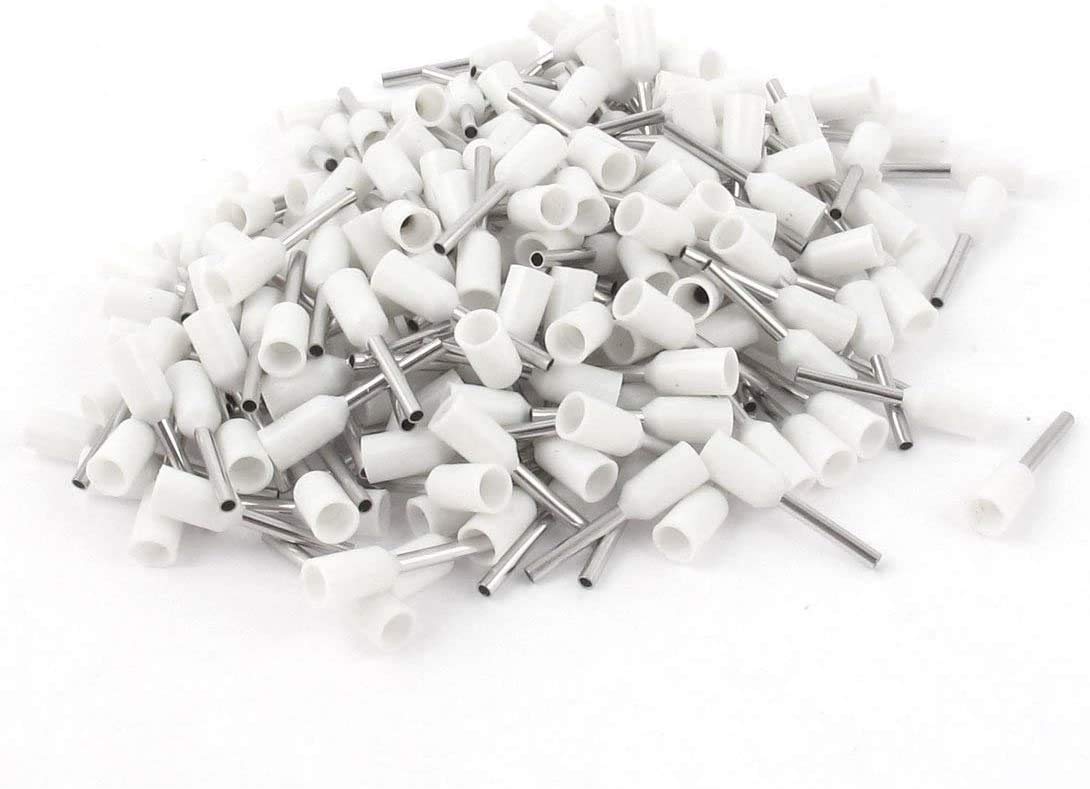 KAMCON? Wire Ferrules Copper Crimp Connectors,Wire Crimping Tool Kit,Insulated Cord Pin End Terminal (200, 0.5 SQMM (E0508))