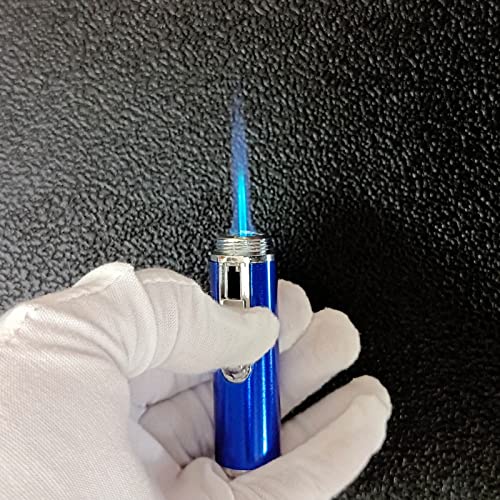 Encendedor de soplete a butano recargable azul miniatura 2