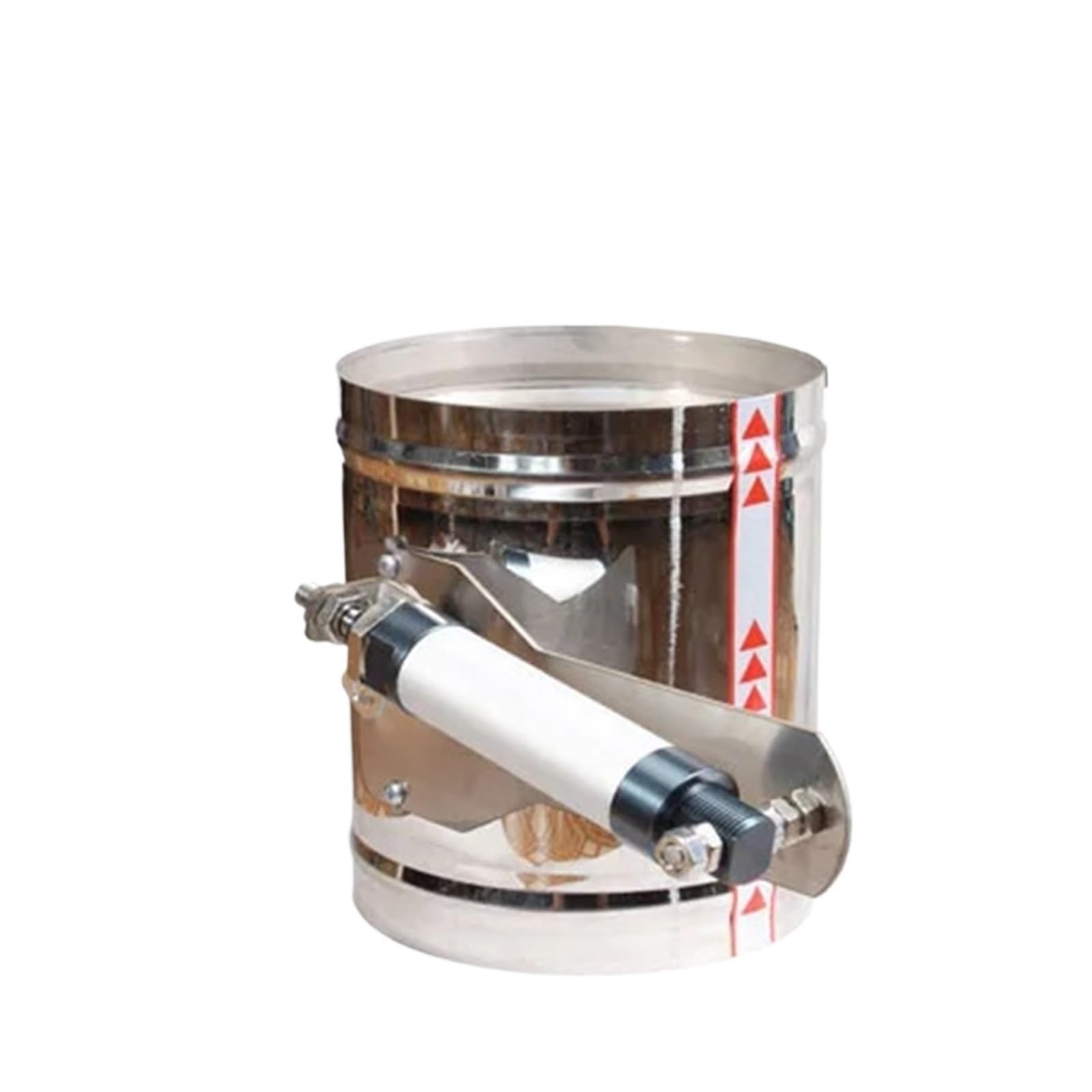 MXXDMOPD Damper Stainless Steel 201 Air Valve Motorized Check for 3/4/5/6/8inch Pipe Pneumatic(OD150MM)