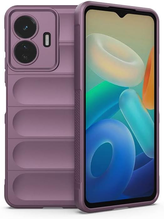 Funda para Vivo Y77 5G, funda suave de TPU para teléfono móvil Vivo Y77e 5G 2022 V2166BA, color morado