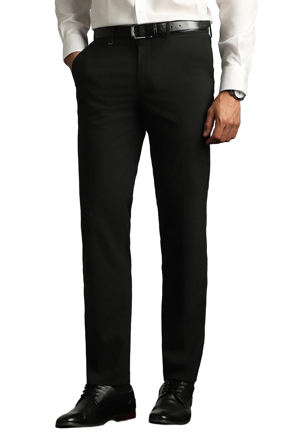 van heusen Van Hesuen Men's Slim Fit Premium Formal Trousers | Superior Comfort | Auto-Flex Waist Band | Soft Touch-picture-50