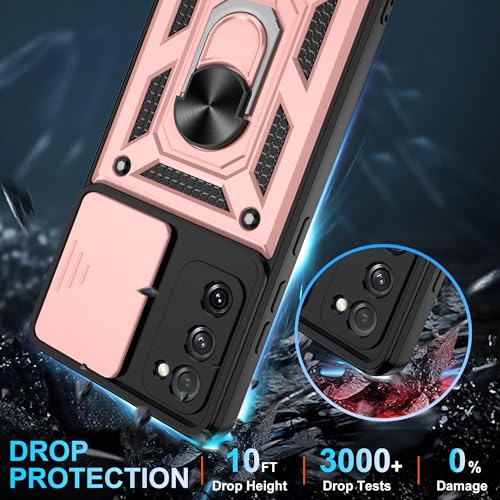 Coque Samsung S20 FE antichoc militaire anneau rotatif et cache caméra