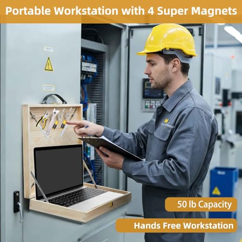 Base magnética portátil para laptop hasta 50 libras miniatura 2