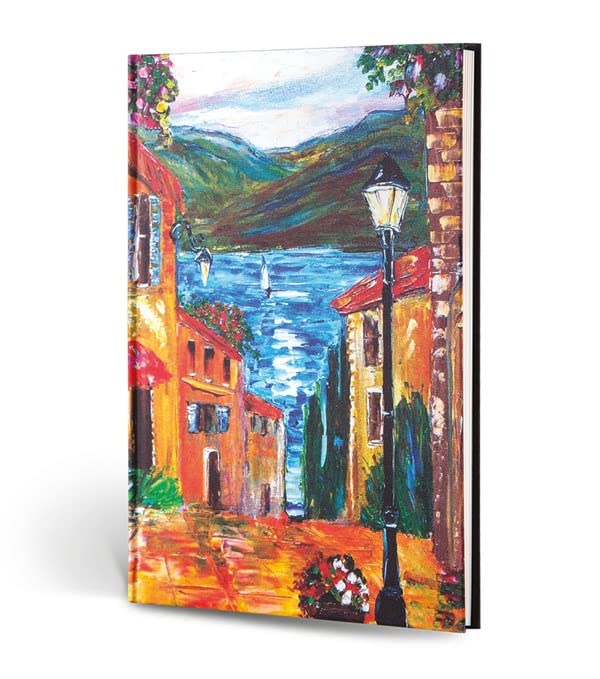 Le Color Creamona Amalfi Dokulu Mini Defter Çizgili (Göl)