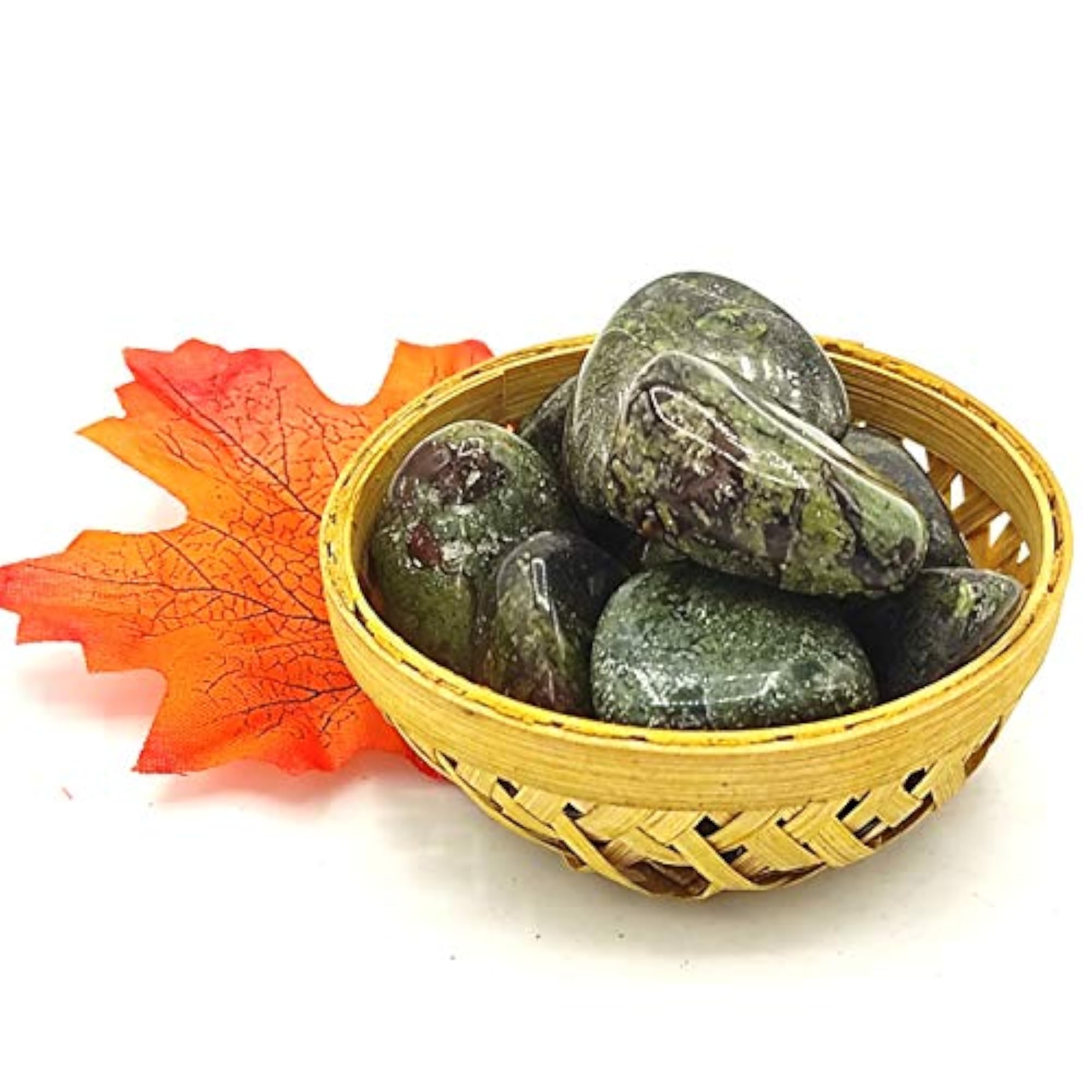 African Bloodstone Tumbled Stones for Powerful Healing