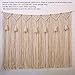 laddawan Macrame Wall Hanging Wall Tapestry Large Bohemian Wall Decoration for Wedding Backdrop Curtain Fringe Garland Banner Bedroom Living Room Gallery Baby Nursery (NO.5)