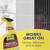Goo Gone Heavy Duty Cleaner & Degreaser Spray With Microfiber Cleaning Towel Cuts Through Tough Grease, Oil & Grime - 32 Oz (1 Pack + Towel)