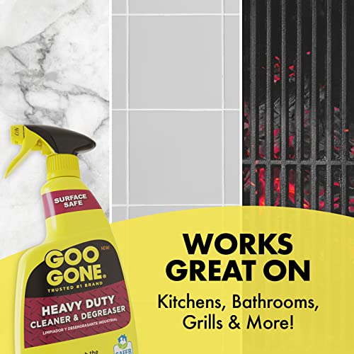 Goo Gone Heavy Duty Cleaner & Degreaser Spray With Microfiber Cleaning Towel – Cuts Through Tough Grease, Oil & Grime - 32 Oz (1 Pack + Towel) - Image 6