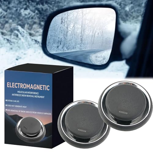 EZBNG 2PCS Antifreeze Device, Anti Freeze Electromagnetic Car Snow Removal Device, 2025 New Upgrade...