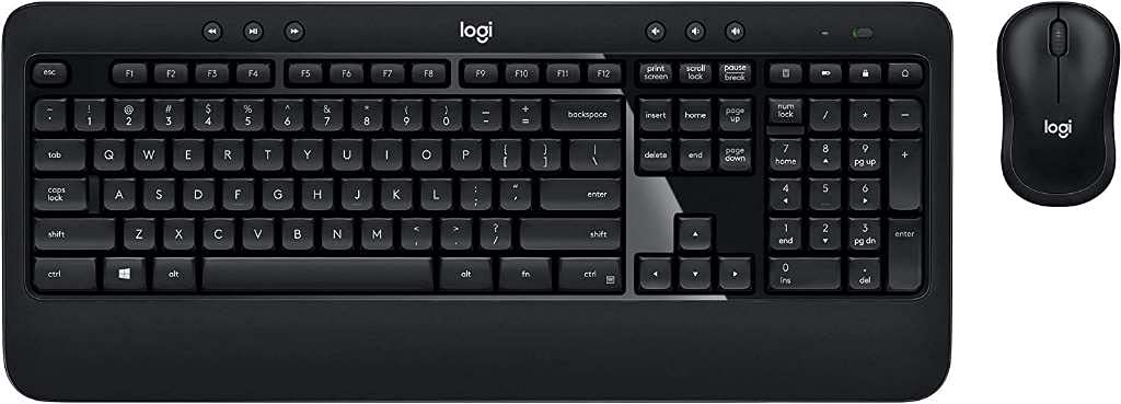 Logitech Advanced Combo Wireless Keyboard and Mous (920-008701)