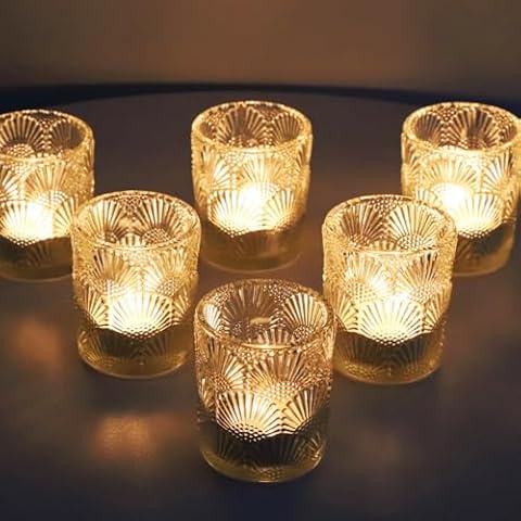Vohocandle Ginkgo Biloba Tealight Holders Cover