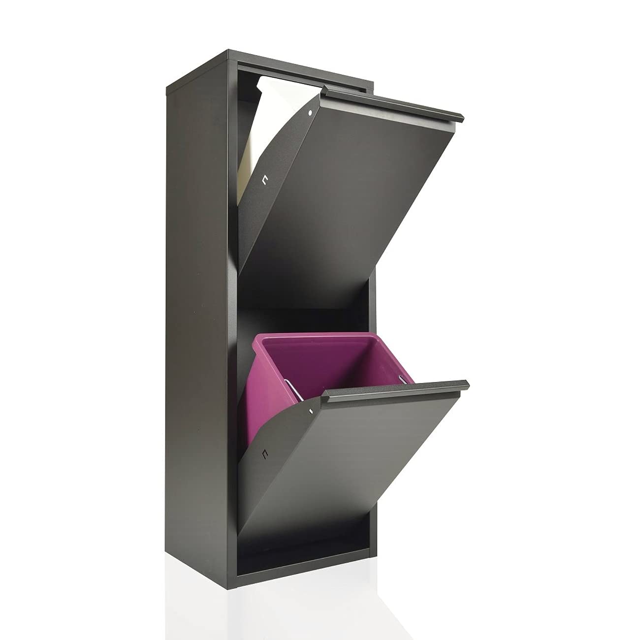 Mobiletto Per Raccolta Differenziata 4 Scomparti 240L - Foto 3