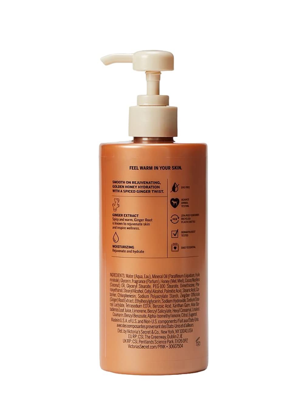 Victoria's Secret Pink Honey Ginger Coco Coconut Oil Body Lotion 14 oz (Honey Ginger) - Image 2