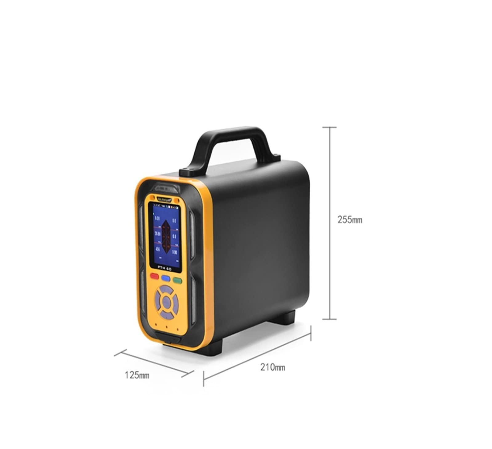 Détecteur de gaz, Détecteur de Fuite d'hydrogène, détecteur à Haute Concentration Portable, Gamme 0-100% Lie, 0-1000 ppm, avec alarmes sonores et visuelles(0-1000ppm)