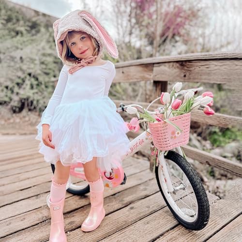 image for JOYSTAR Kids Bike Little Daisy 16 Inch Girls Bike with Training Wheels
