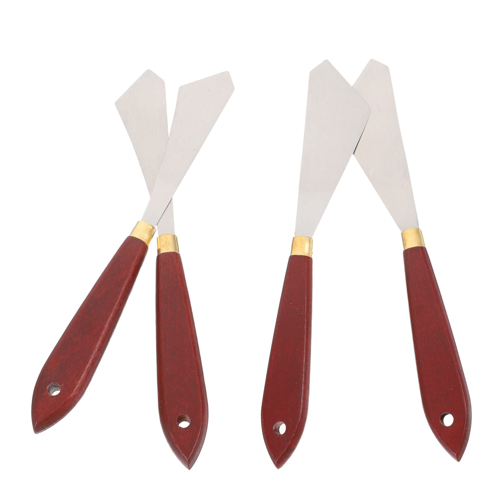 Ciieeo 16stücke Teiliges Malerei Schaber -pigmentmesser Mit Holzgriff Vielseitige Spachtel Für Öl Und Acrylmalerei Und Auftragen Von Farben