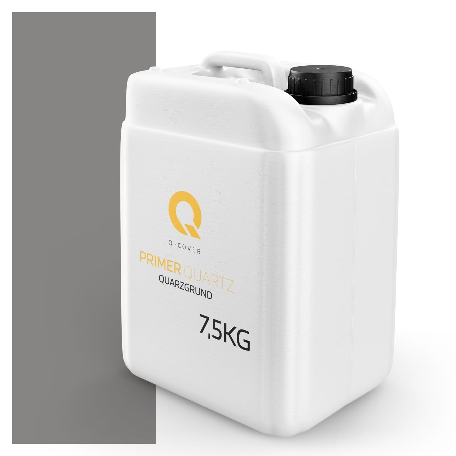 Quarzgrund für Dekorativer Putz mit Mica Grau D905 7,5KG | Acrylatdispersion Grundiermittel Innen & Außen für Wände und Decken Grundierung Schutz Mosaikputz ca. 0,3-0,4 KG/m2