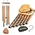 UpBlend Outdoors Wind Chimes for Outside - Deep Tone Wind Chimes, Windchimes Outdoors, Memorial, Sympathy, Loss of Loved One, for Mom and Grandma, Decorative Gift, 29" Bronze