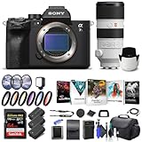 Sony Alpha a7S III Mirrorless Digital Camera Body Only ILCE7SM3/B, Sony FE 70-200mm Lens, 64GB Memory Card, 2 x NP-FZ-100 Battery, Corel Photo Software, Case, External Charger, and More