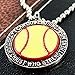 FORGIVEN JEWELRY Softball Necklace on Ball Chain Philippians 413 I Can Do All Things