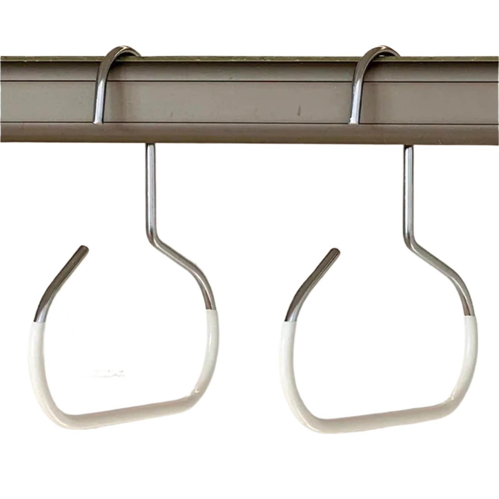 TRRYUIP Hat Storage Circle Ring Hat Hanger Baseball Cap Organizer 8 Hats Display Rack Scarf Towel Tie Storage Holder For Bedroom(White-2pcs)