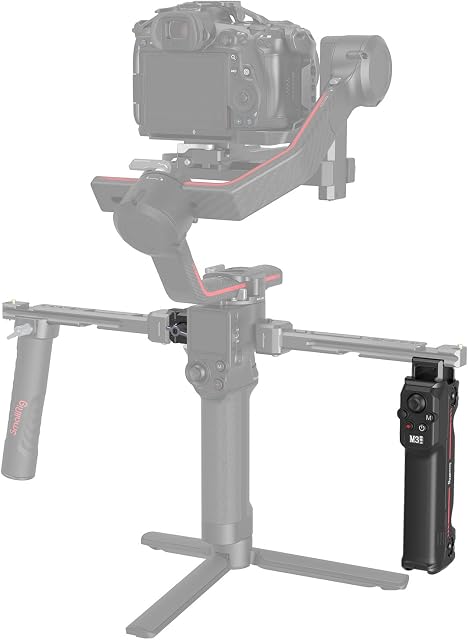 SMALLRIG Bezprzewodowy uchwyt sterujący do DJI RS 2 RS 3 Pro, magnetyczny uchwyt przyciągający z modułem sterującym, maksymalna ładowność 8 kg - 3949