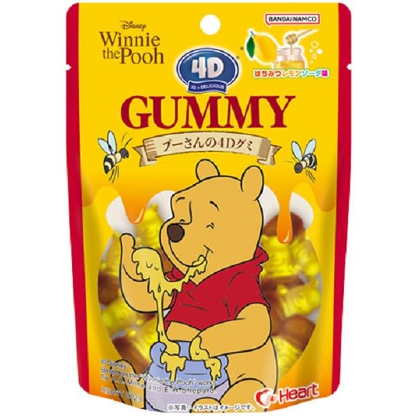Amazon.co.jp: ハート 4Dグミくまのプーさん 72g : 食品・飲料・お酒