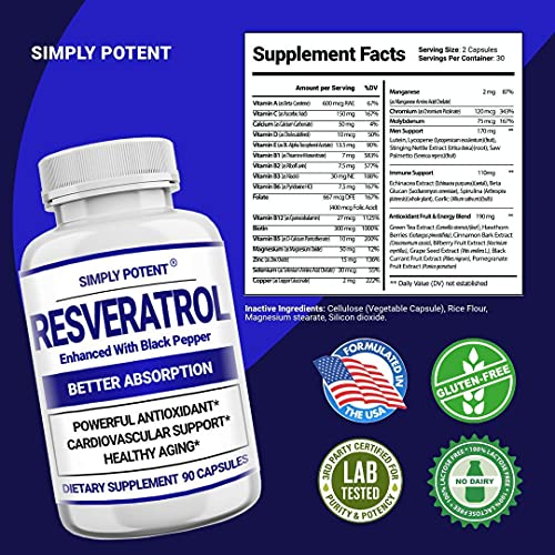 Simply Potent All-Rounder Health Bundle - Astaxanthin And Resveratrol Bundle #TOP2