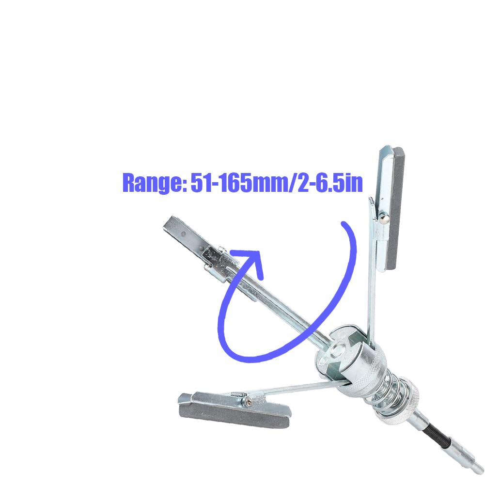 Kit spazzola motore universale levigatura cilindro motore, 3 ganasce motore auto strumento freno cilindro regolabile levigatrice smerigliatrice per auto camion autobus trattore motore industriale raff