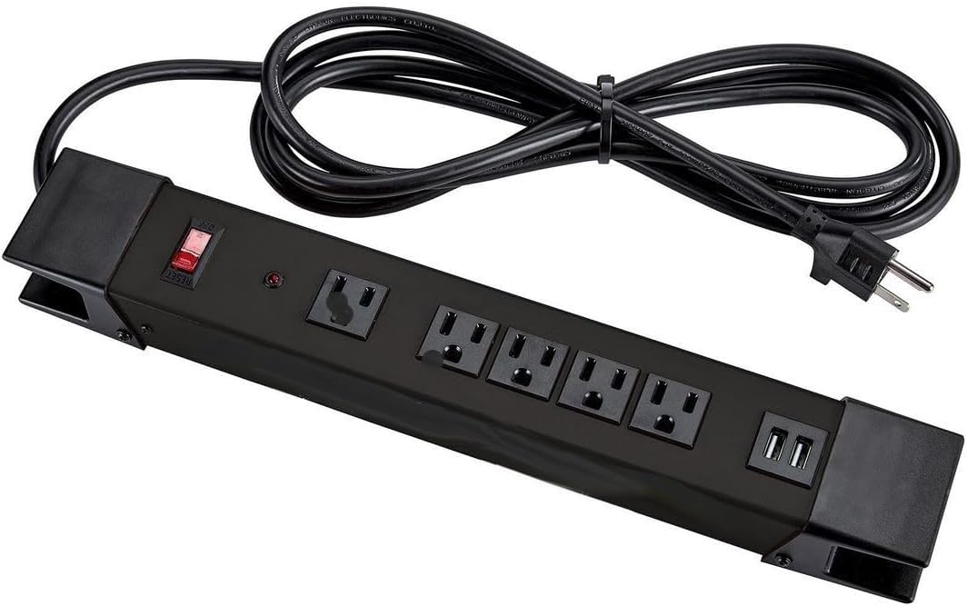 New!! US General 5 Outlet Heavy Duty Power Strip