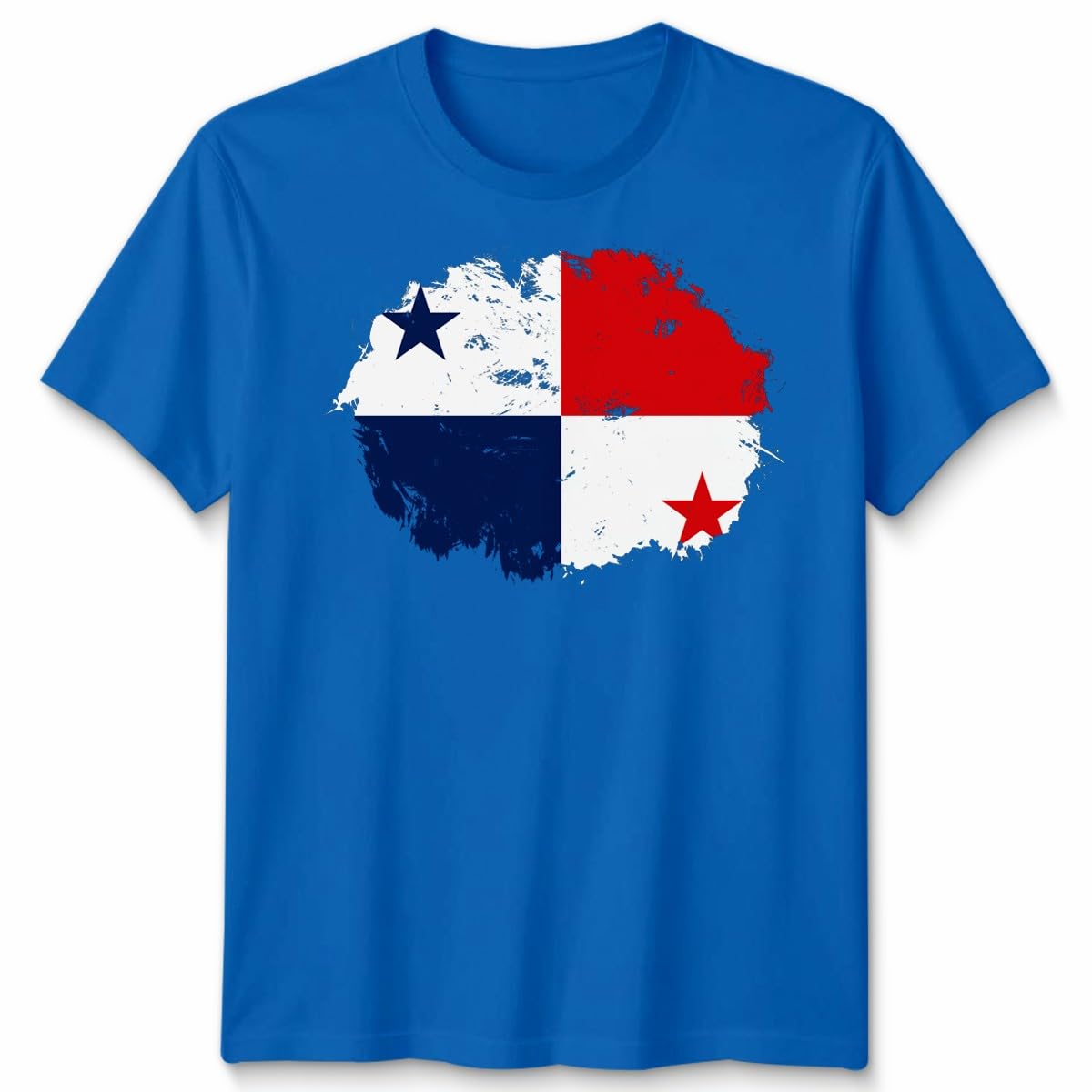 D&T Panama Faded Flag Unisex Tshirt Panamá Football Panamanian Gift Shirt Unisex 2XL Royal
