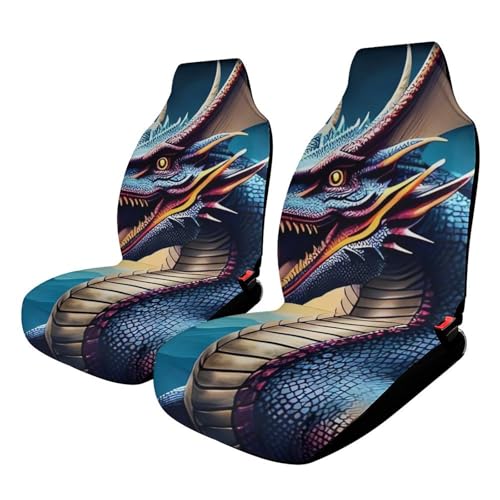 Housse de siège de voiture universelle dragon résout les taches de café
