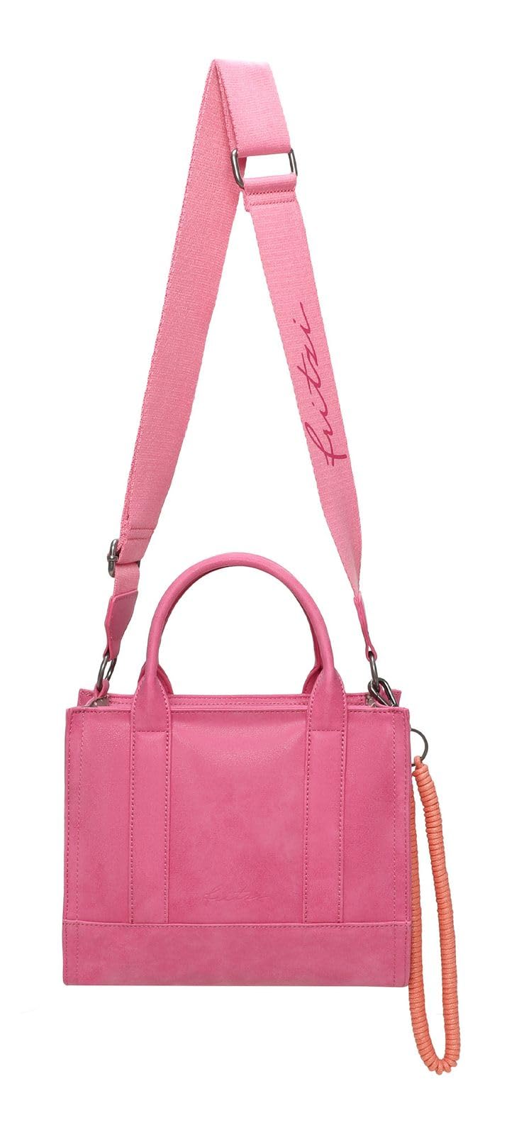 Fritzi aus Preußen cross body bag handbag Fritzi SquareN Vintage Crossbody Bag Squeezy Pink