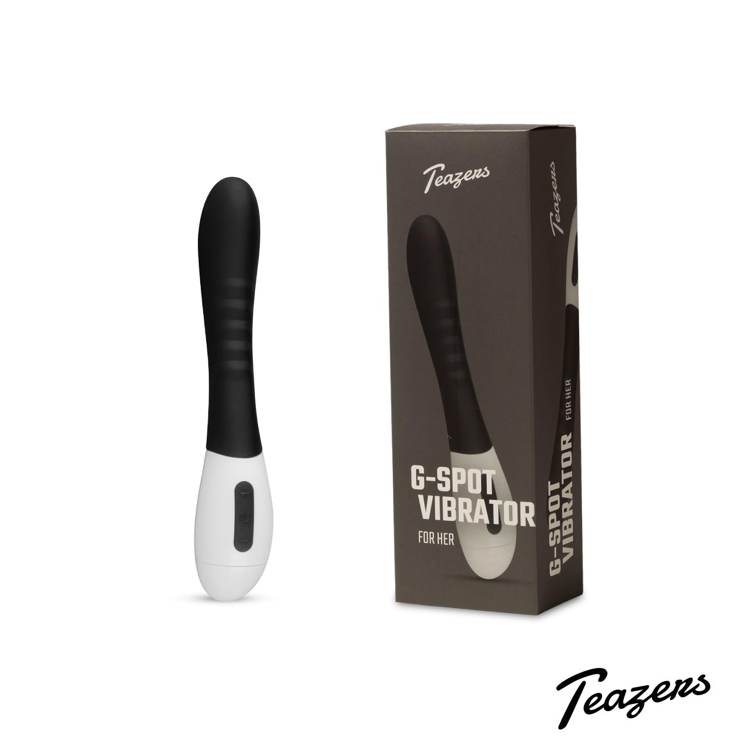 Teazers Vibrador Punto G - Para la Estimulación Dirigida del Punto G – Estimulador del Punto G Recargable e Impermeable – Vibrador para Mujer - Negro