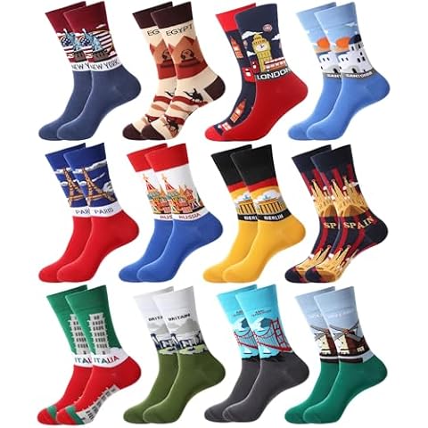 Coolwife Funky Cotton Sport Dress Socks Cover