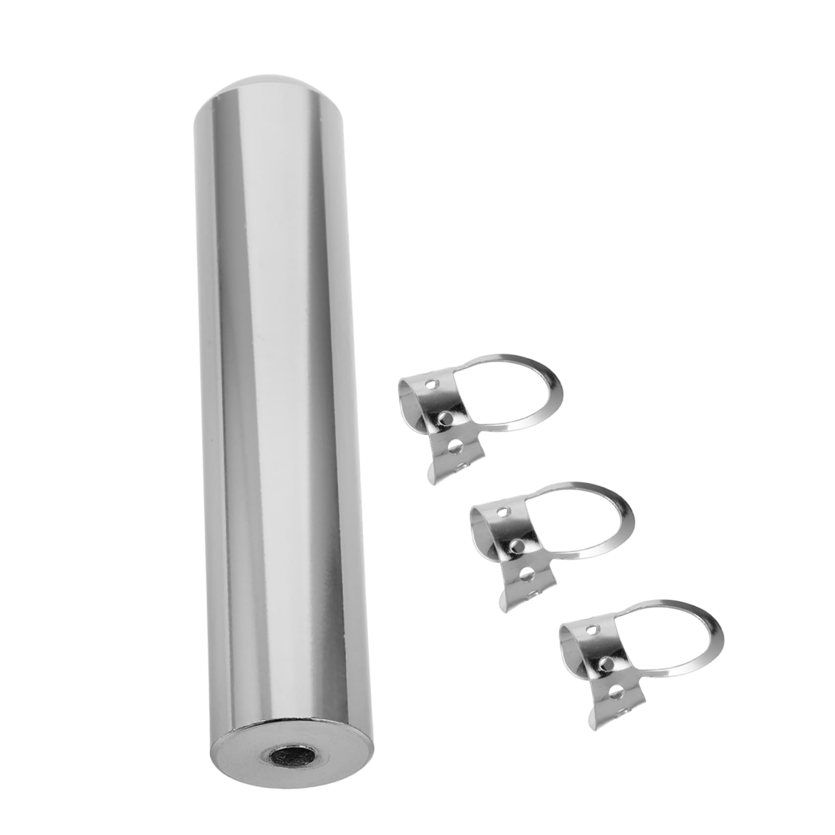 Milisten Electric Guitar Slide Stick Guitar Gadgets Slide for Guitar Brass Guitar Slide Guitar Finger Slide Guitar Gear Guitar Slide Ring Slide Guitar Tube Guitar Bar Silver Metal