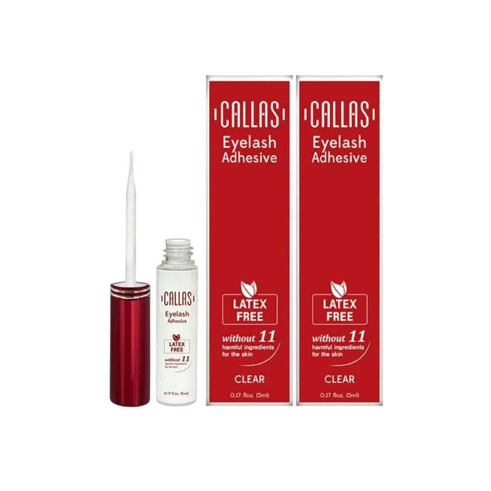 CALLAS Eyelash Adhesive Latex Free, Black 3-Pack