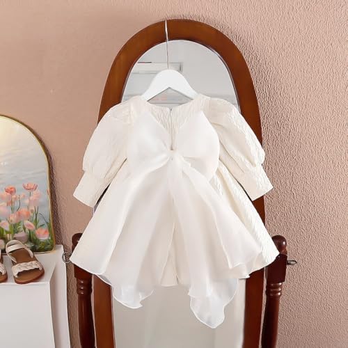 Toddler Girl's Clothes, Lace Dress, Ivory, Fancy Dress Sizes 2-7 Years Elegant for Weddings, Birthdays4