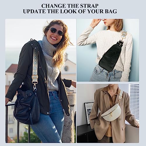 Image of Long Keeper Wide Purse Strap - Adjustable Shoulder Strap Crossbody Handbag Replacement Bag Strap Guitar Straps