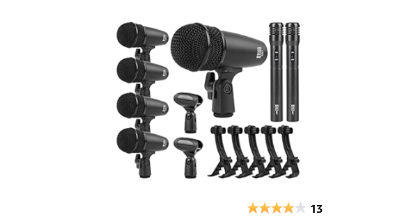 XTUGA NEW MI7 7ピースワイヤードダイナミックドラムマイクキット