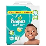 Pampers Baby-Dry Größe 5+, 56 Windeln